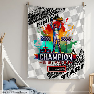Spielend Sport Auto Blanket Formel 1 Boy Geschenk Fleecedecke