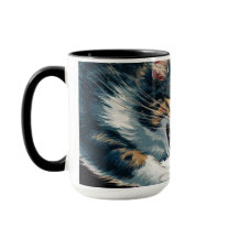 Spielende Cat and Mouse Coffee Tasse