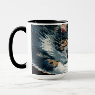 Spielende Cat and Mouse Coffee Tasse