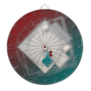 Spielende Fibonacci-Quadrate Dartscheibe