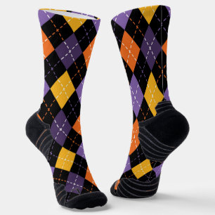 Spielende Halloween-Raute Socken