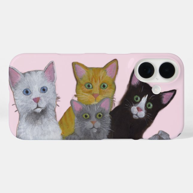 Spielende Kätzchen Case-Mate iPhone Hülle (Rückseite (Horizontal))