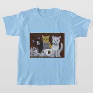 Spielende Kätzchen T-Shirt
