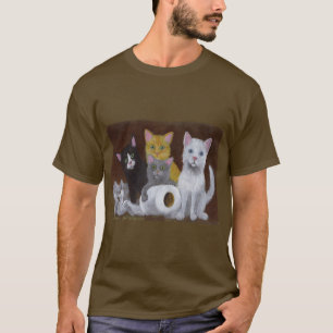 Spielende Kätzchen T-Shirt