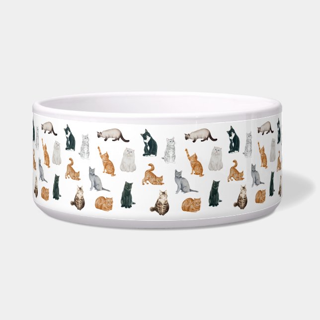 Spielende Katzen Schüssel (Vorderseite)