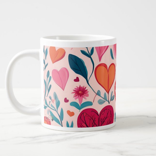 Spielende Liebe | Jumbo-Tasse (Links)