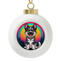 Spielender Cartoon Dog