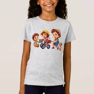 Spielender Dino Kids T - Shirt - Spaß & Komfort