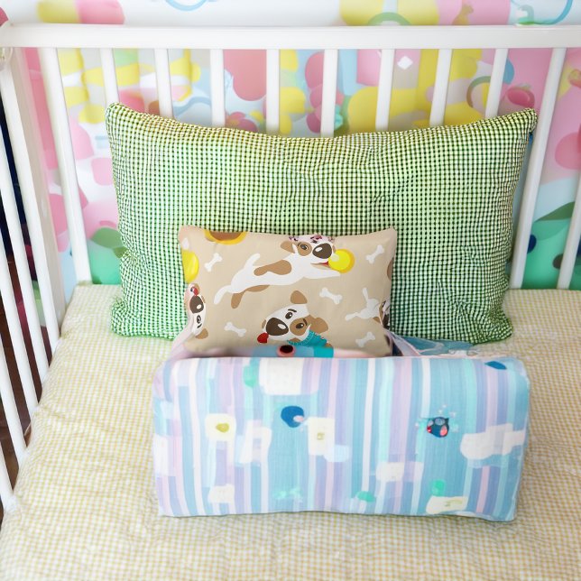 Spielender Hund Lendenkissen (Great gift for the baby!)