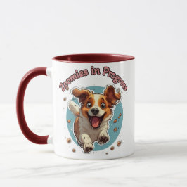 Spielender Hund Tasse