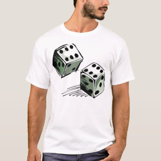Spielender Mist-Würfel-High Roller T-Shirt