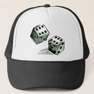 Spielender Mist-Würfel-High Roller Truckerkappe
