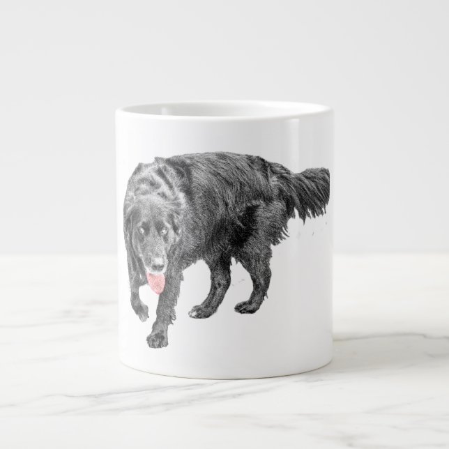 Spielender Park in der Herbstluft Jumbo-Tasse (Vorderseite)