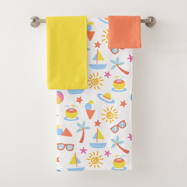 Spielender Sommer Badhandtuch Set (Insitu)