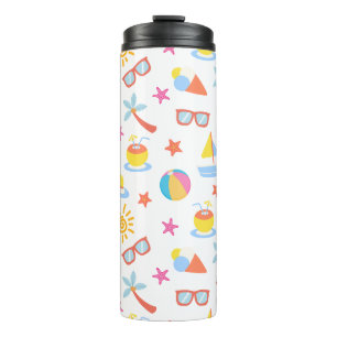 Spielender Sommer Thermosbecher
