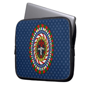 Spielender Weihnachts-Laptop-Case Laptopschutzhülle