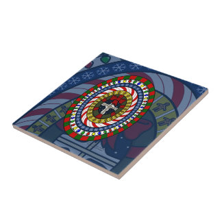 Spielender Weihnachtskalender Fliese