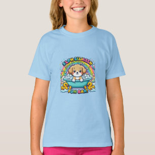 Spielender Welpe in einer Blase T-Shirt