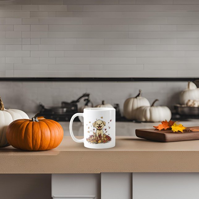 Spielender Welpe Kaffeetasse (Von Creator hochgeladen)