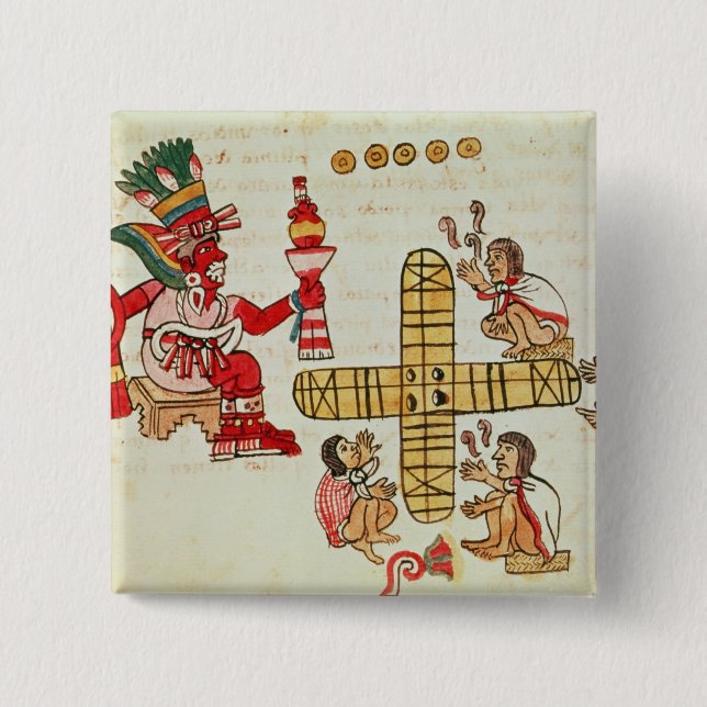 Spielendes Patoli und der Gott Button (Vorderseite)