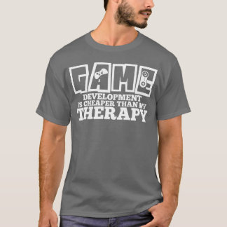 Spielentwicklertherapie Dev-Witz Gameplay Gaming r T-Shirt