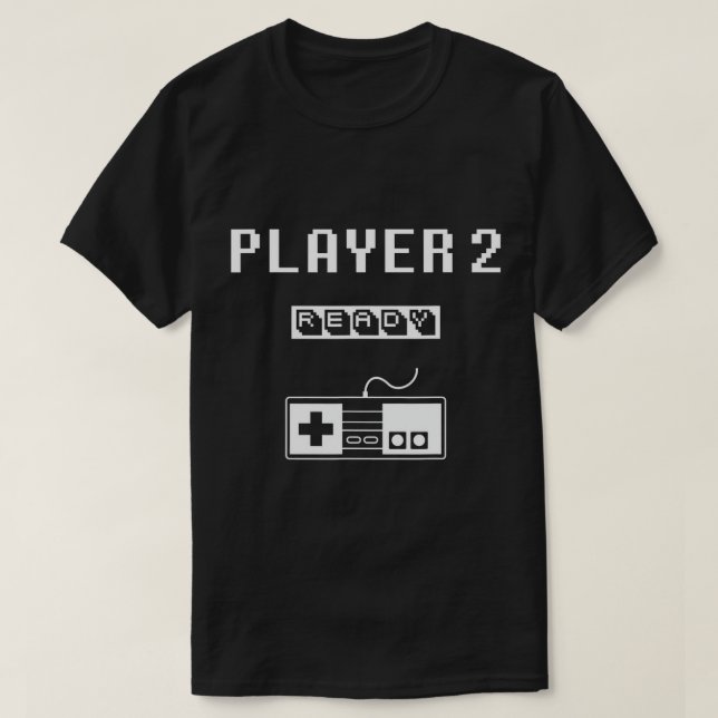 Spieler 1 Spieler 2 fertige Spieler reto Spiel...  T-Shirt (Design vorne)