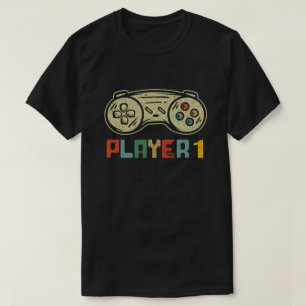 Spieler 1 Spieler 2 Spiele-Paar T-Shirt