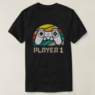Spieler 1 Spieler 2 Spiele-Paar T-Shirt