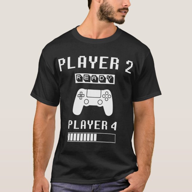 Spieler 1 Spieler 2 Spieler 4 bereit laden... T-Shirt (Vorderseite)