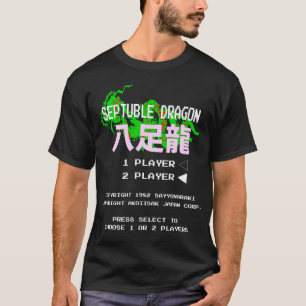 Spieler 2 Dragon atari Gamer Retro T-Shirt