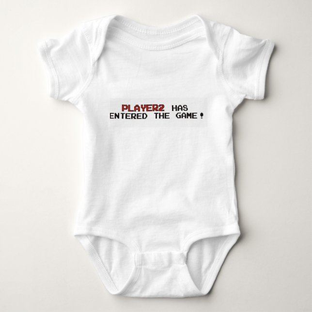 Spieler 2 hat The Game-Baby-Bodysuit betreten Baby Strampler (Vorderseite)