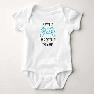 Spieler 2 ist bei der Ankündigung von Game Baby ei Strampler