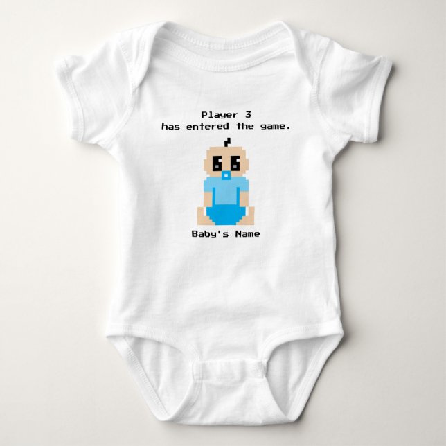 Spieler 3 hat das Game Baby Boy Shirt betreten (Vorderseite)