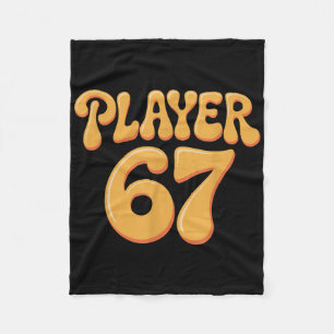 Spieler 67 Alpha Slang Gen 67. Nummer 67 Fleecedecke