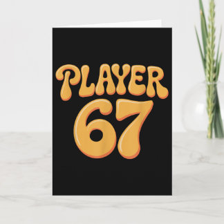 Spieler 67 Alpha Slang Gen 67th Nummer 67  Karte