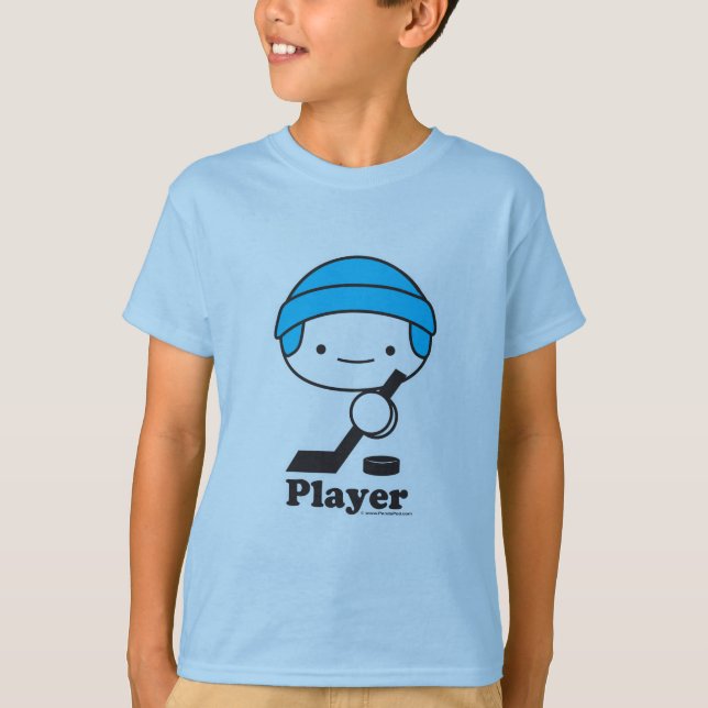 Spieler (Hockey) Kinder Apparel (mehr Stile) T-Shirt (Vorderseite)