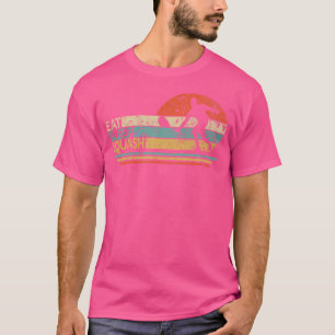Spieler mit Squash-Schläger und Ball T-Shirt