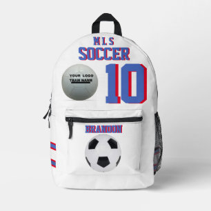 Spieler, Name der Mannschaft Name Fußball Rucksäck Bedruckter Rucksack