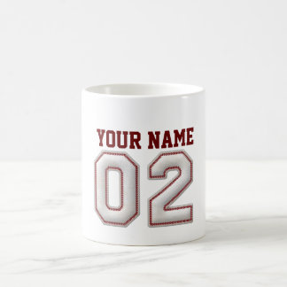 Spieler Nr. 2 - coole Baseball-Stiche Kaffeetasse