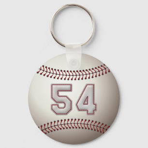 Spieler Nr. 54 - coole Baseball-Stiche Schlüsselanhänger