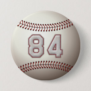 Spieler Nr. 84 - cooler Baseball näht Buttone Button