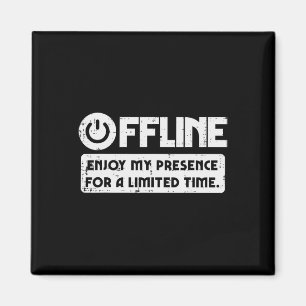 Spieler Offline Genieße Meine Anwesenheitszeit Män Magnet