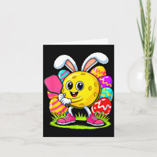 Spieler Osterhase bunte Schokoladeneier Karte