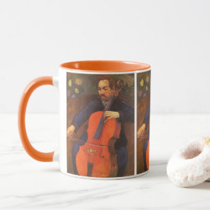 Spieler Schneklud Porträt von Paul Gauguin Tasse