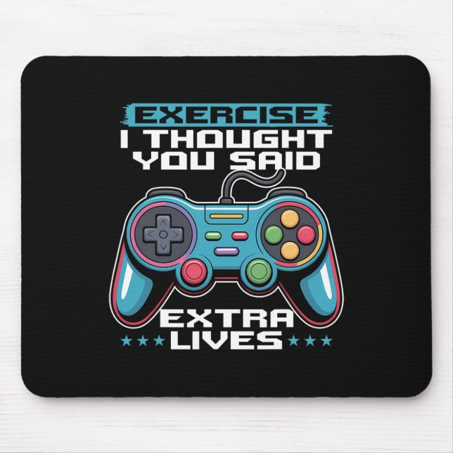 Spieler Spielcontroller Videospiel 1  Mousepad (Vorne)