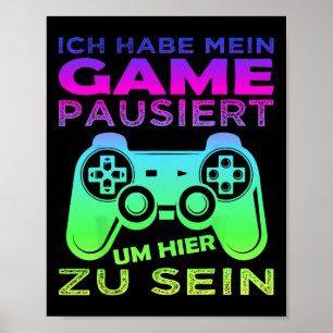 Spieler Spieler Spieler Spielekonsole PC - Ich hab Poster