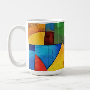 Spielerei Farbblöcke  Kaffeetasse