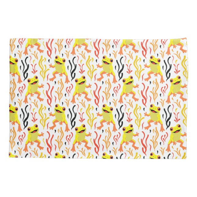 Spielerfrösche Kissenbezug (Rückseite)