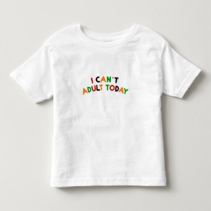 Spielerisch Bunte Buchstaben Kleinkind T-shirt