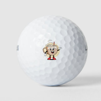 Spielerisch und liebenswert Kaffee Golfball